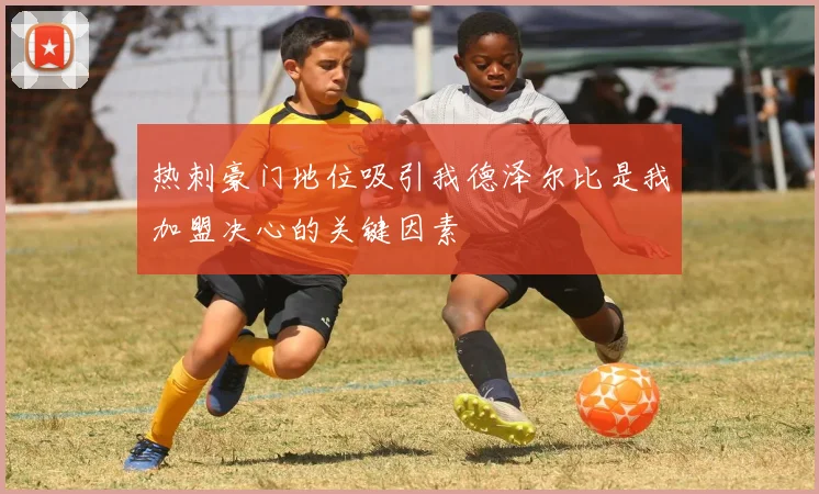 热刺豪门地位吸引我德泽尔比是我加盟决心的关键因素